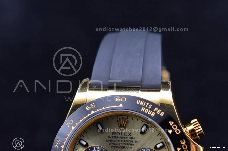 Oysterflex AllSeason Strap V Dial Edition Daytona Black 769 Diamonds SA4130 BTF Best On Rubber 116518 1:1 0205